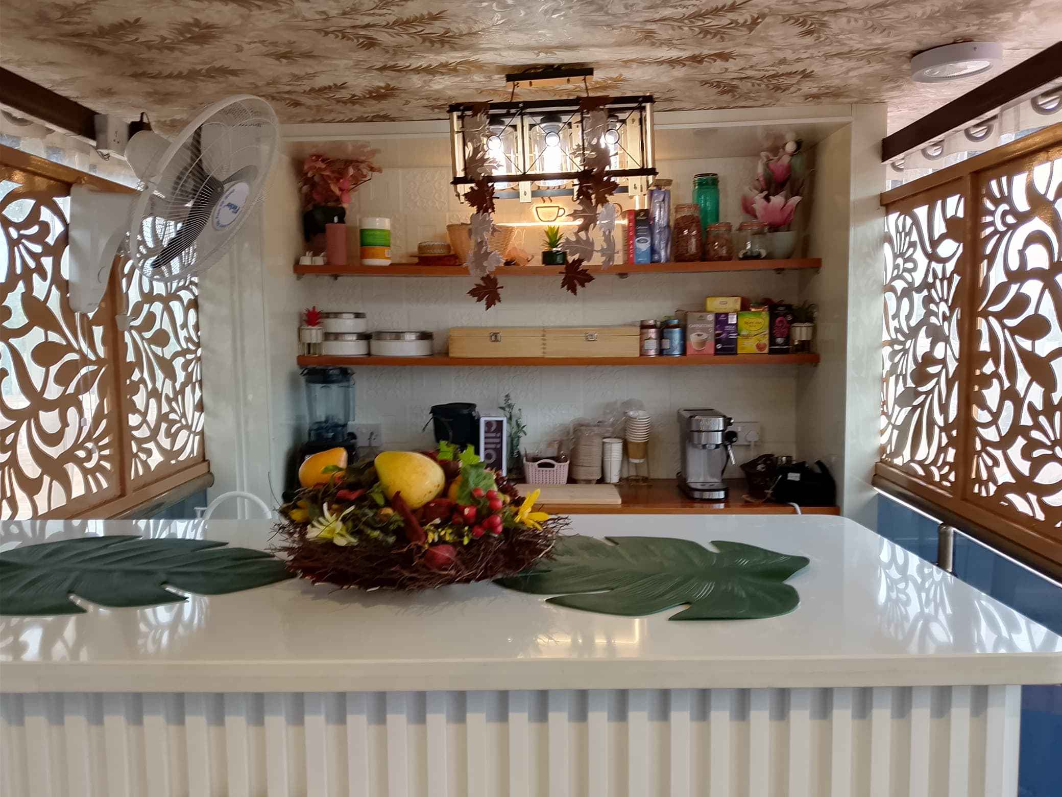 Cafe counter at Zee & Dee Corner