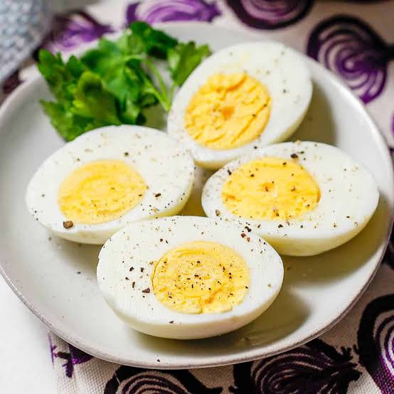 Boiled Egg served at Zee & Dee cafe in Karu, Abuja.