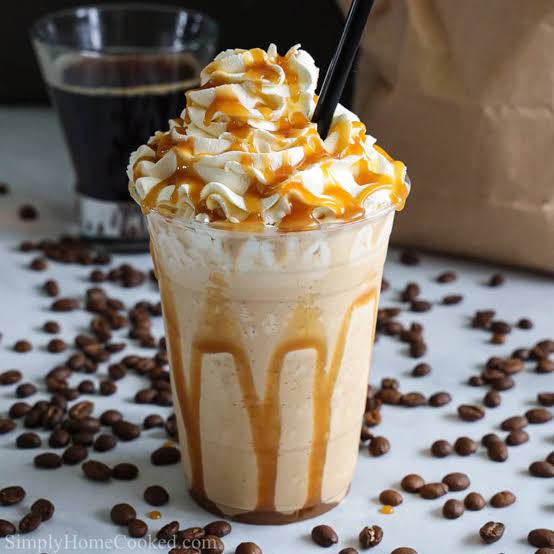 Frappucino served at Zee & Dee cafe in Karu, Abuja.