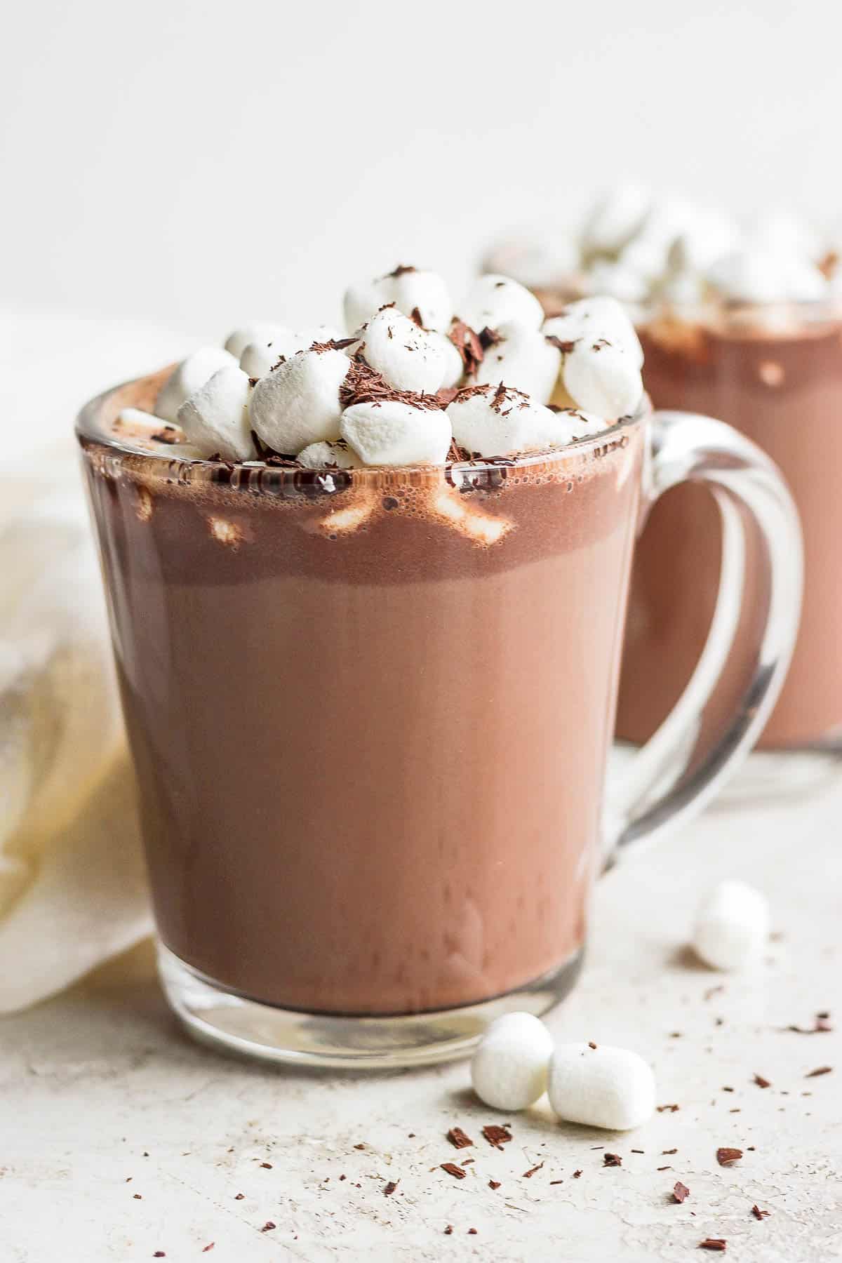 Hot Chocolate served at Zee & Dee cafe in Karu, Abuja.