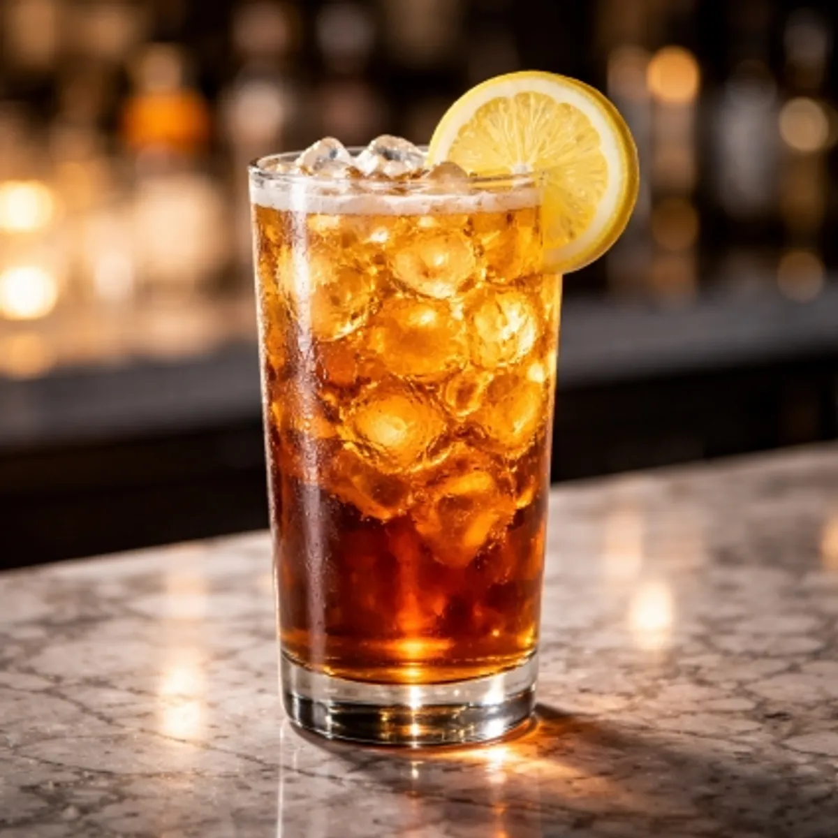 Long Island Iced Tea served at Zee & Dee cafe in Karu, Abuja.