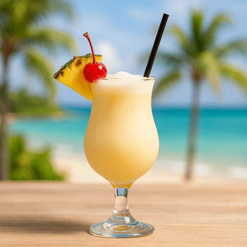 Pina Colada served at Zee & Dee cafe in Karu, Abuja.