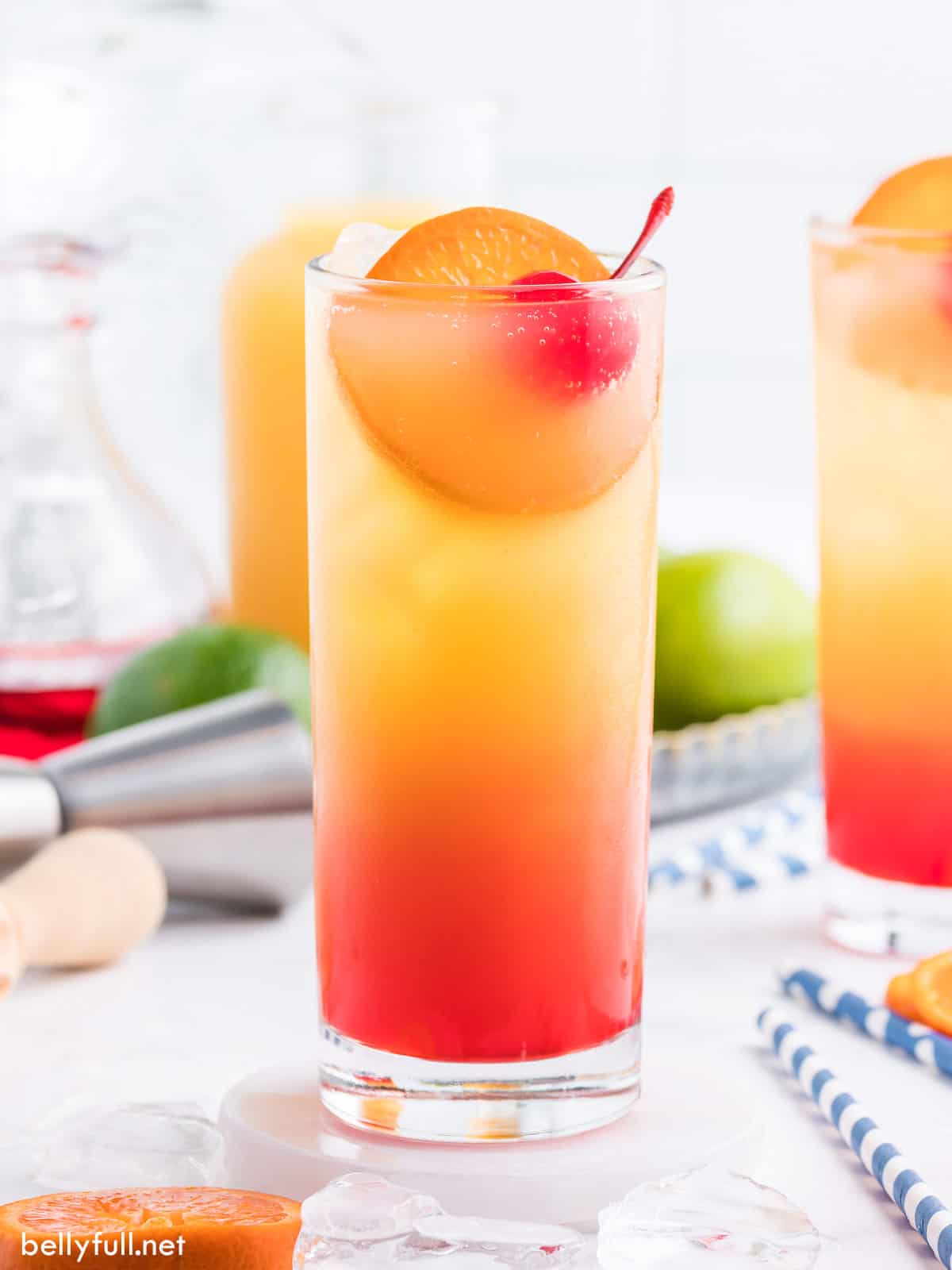 Tequila Sunrise served at Zee & Dee cafe in Karu, Abuja.
